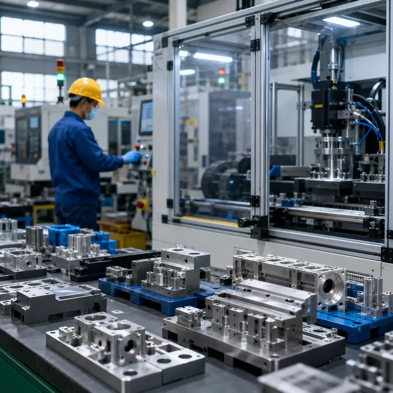 High-precision machined parts and modular assemblies for automatic packaging equipment