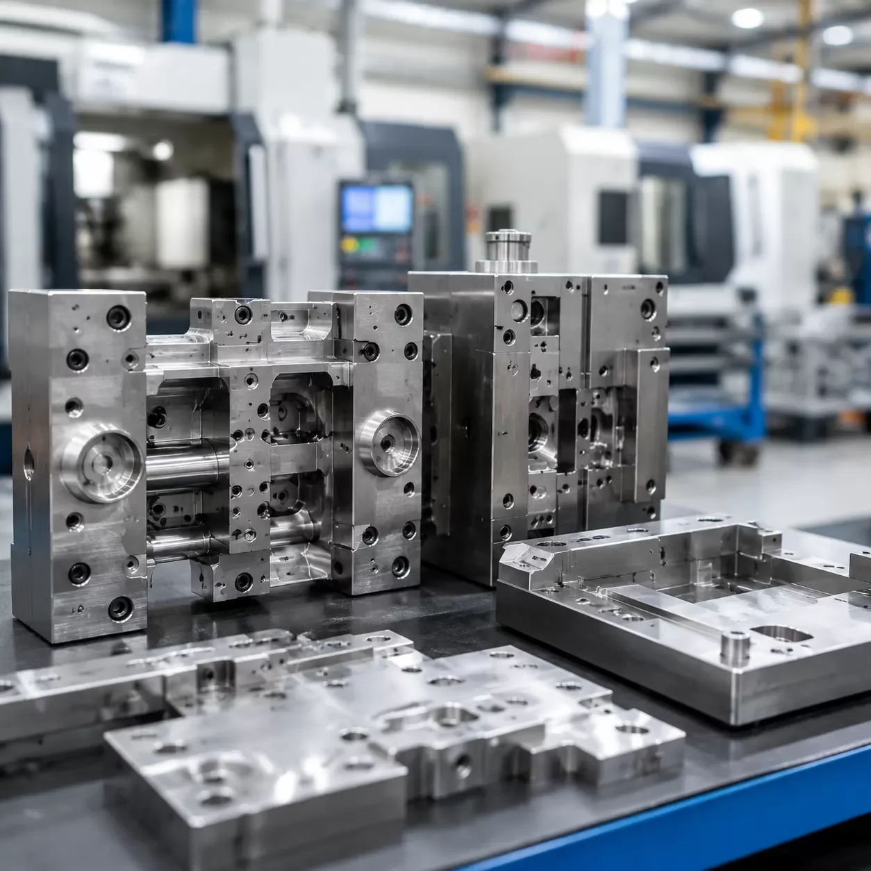 ZSCNC engineering team evaluating custom CNC parts drawings for packaging automation