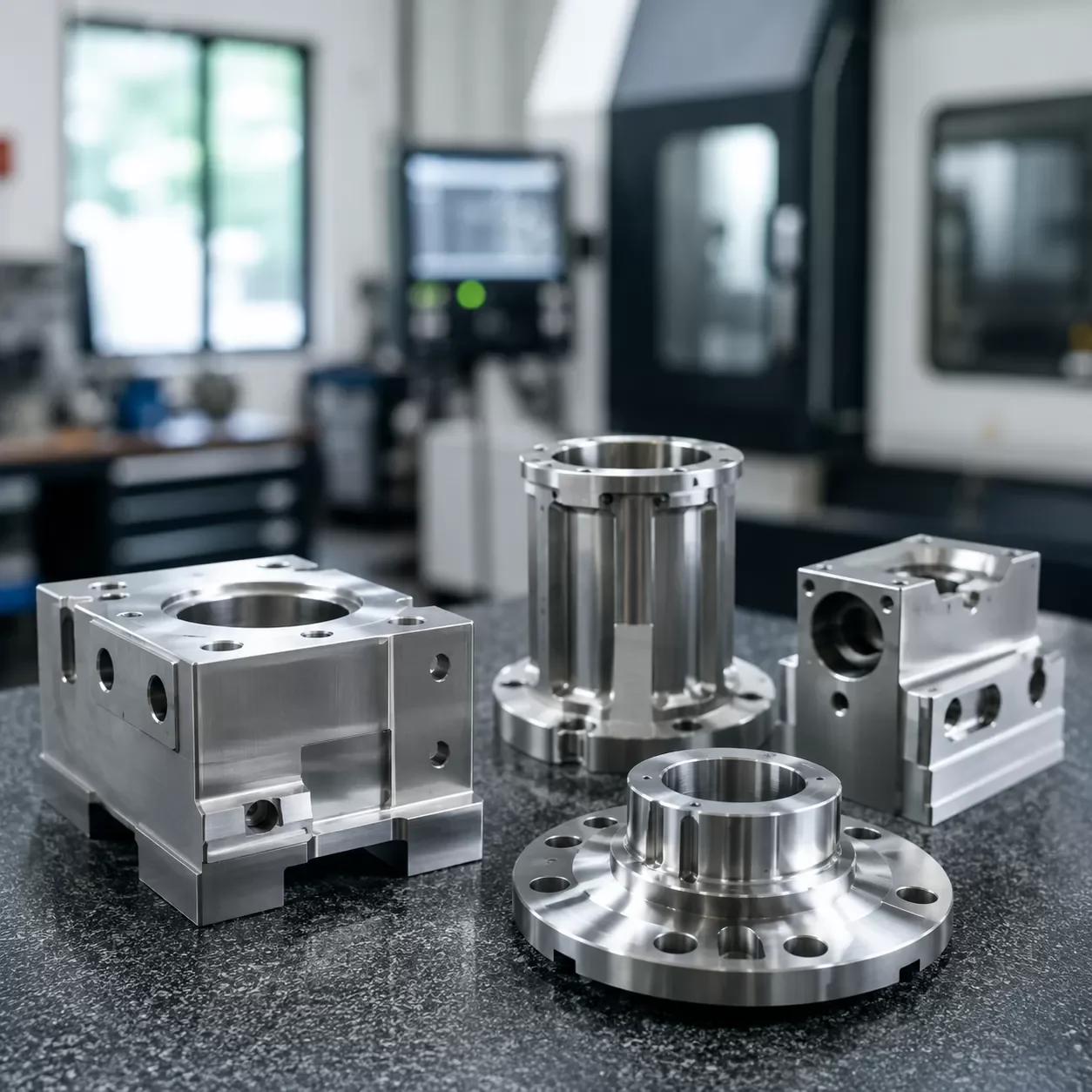 ZSCNC precision machining technicians overseeing CNC production for packaging components