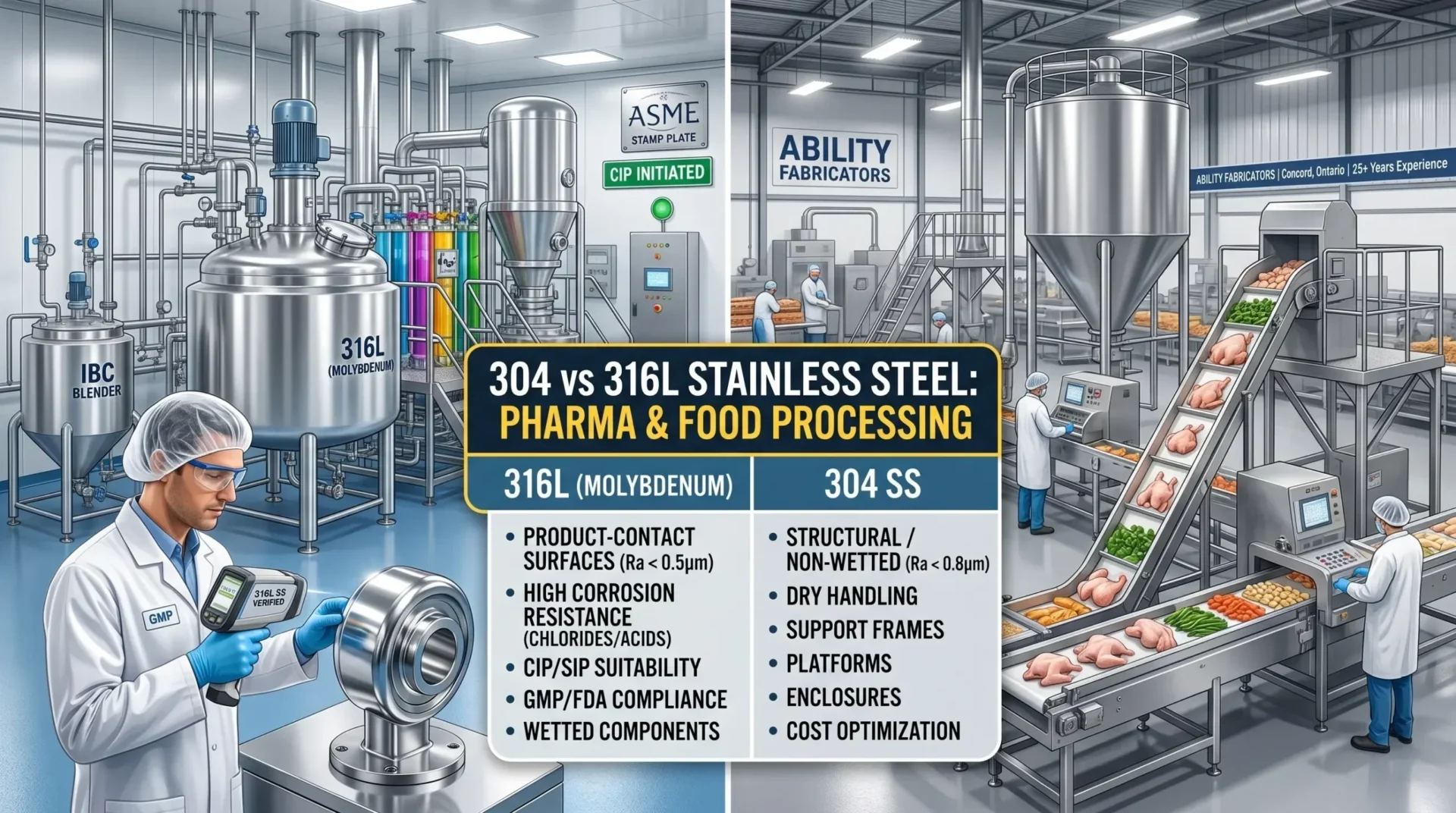 Food and beverage packaging machinery components