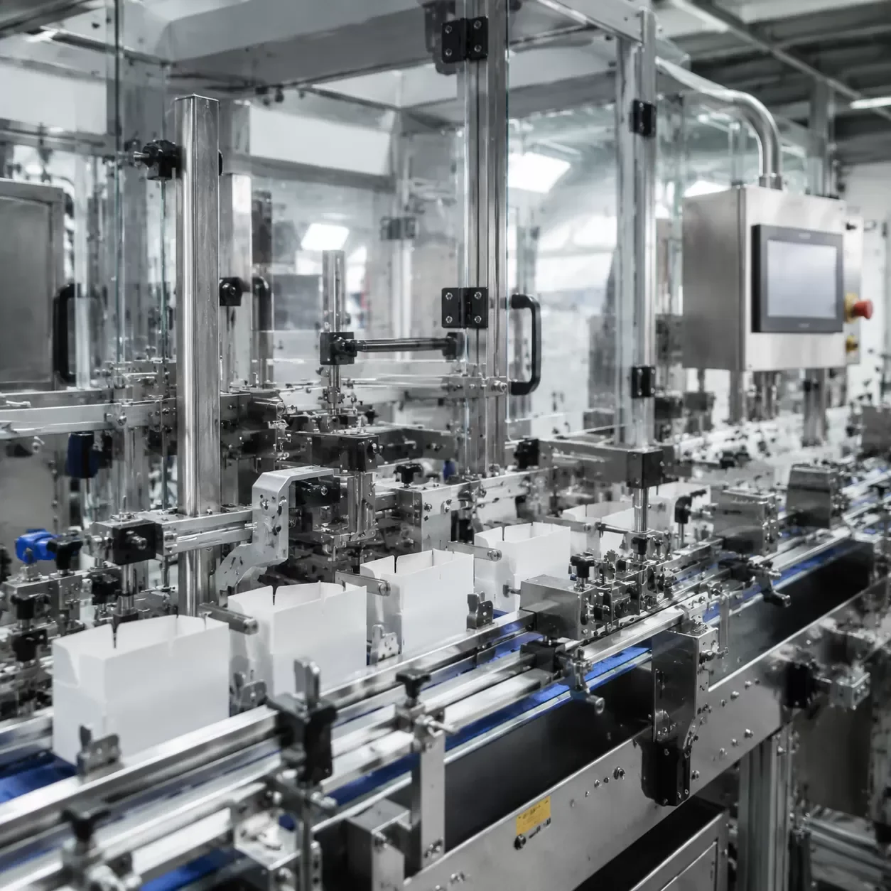 precision machined cartoning machine transfer component